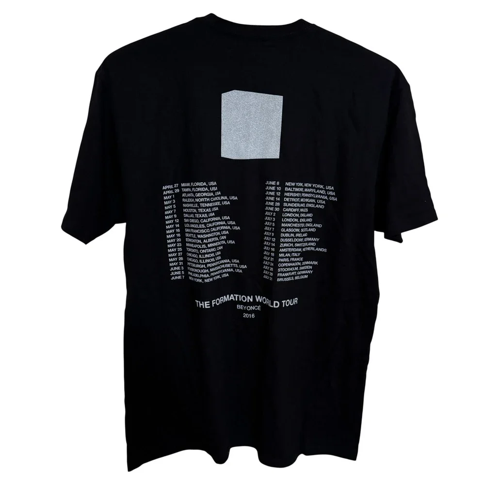 NWOT Beyonce Concert Shirt Mens XL Short Sleeve The Formation World Tour 2016